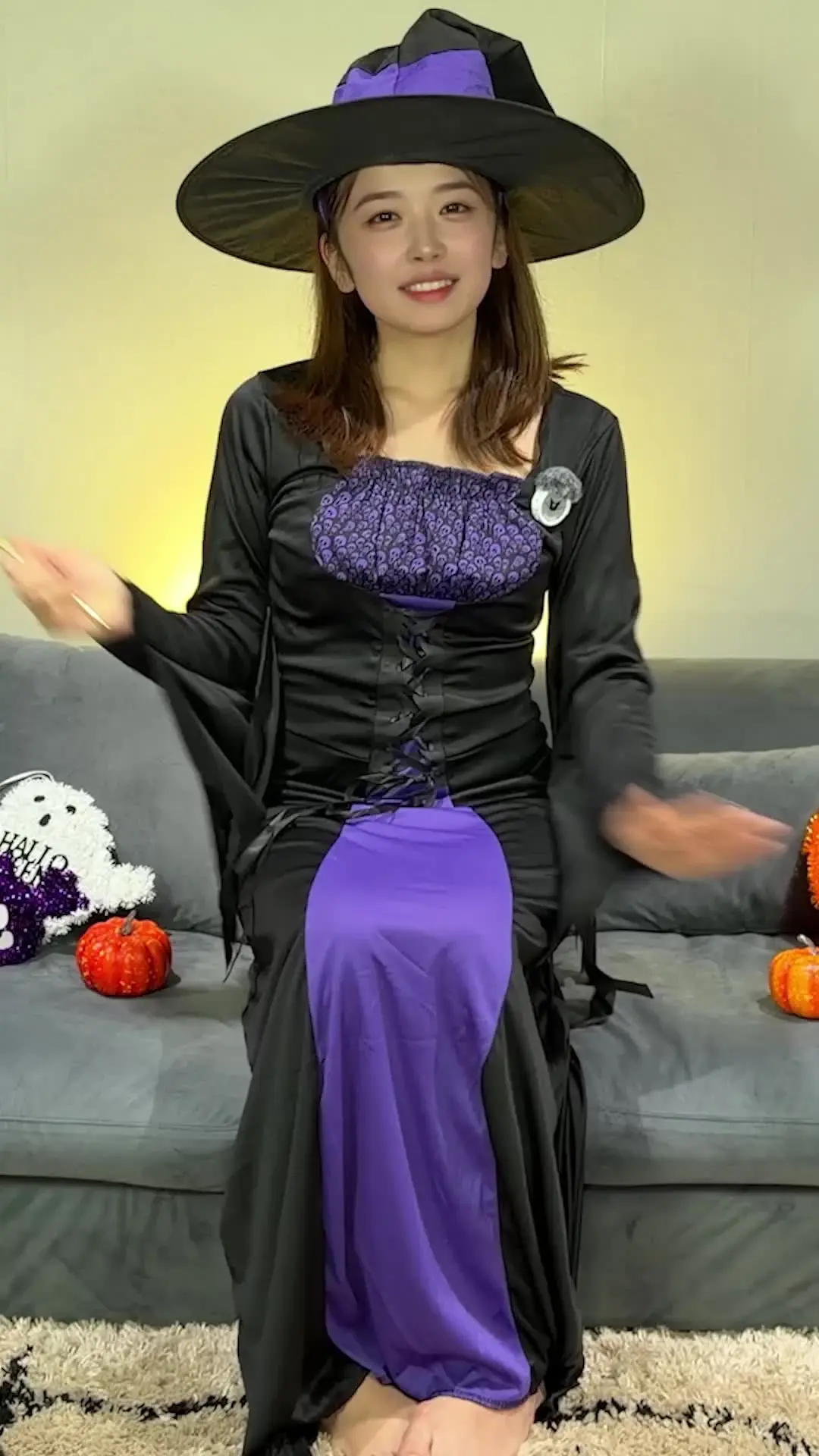 ハロウィンコスプレオナニー💕