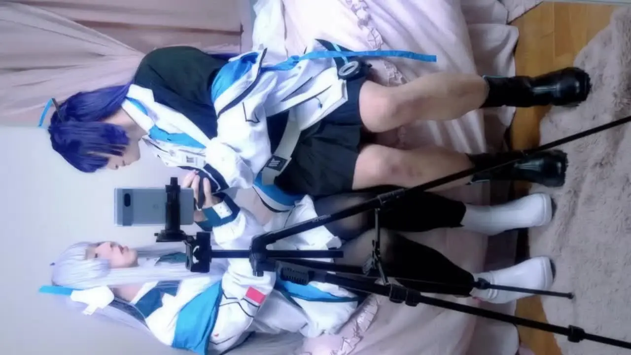 アニコス男の娘でしか抜けない prod. あやふや屋 「【女装レズ】チ○ポのことしか考えられない...キスおねだりして男性やめるのがしあわせすぎます♡♡♡【ブル○カ／早○ユウ○・生○ノ○】」の投稿サムネイル