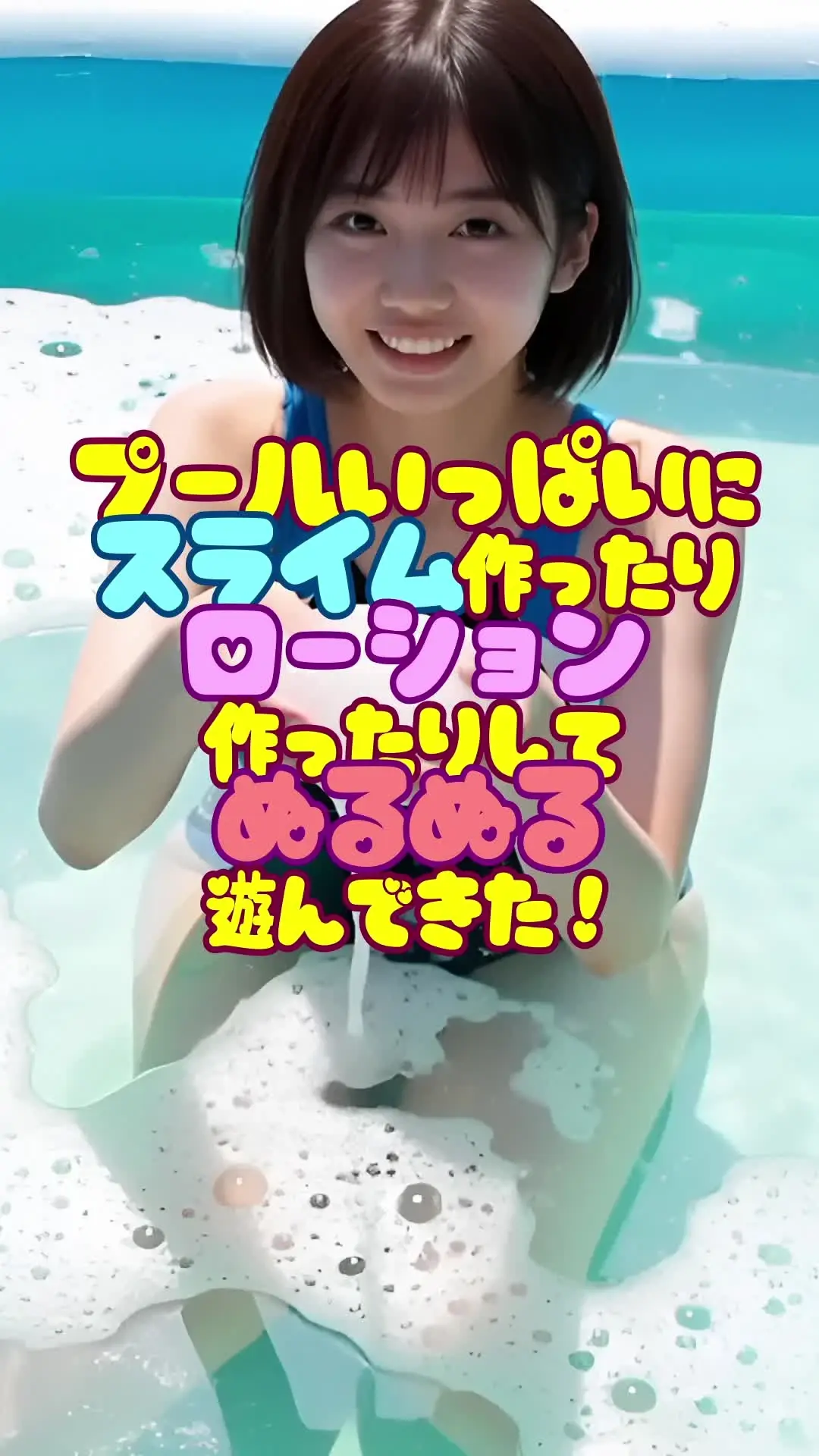 長澤柚希💖ゆず「ぬるぬるローションプール！楽しかった～💖」の投稿サムネイル