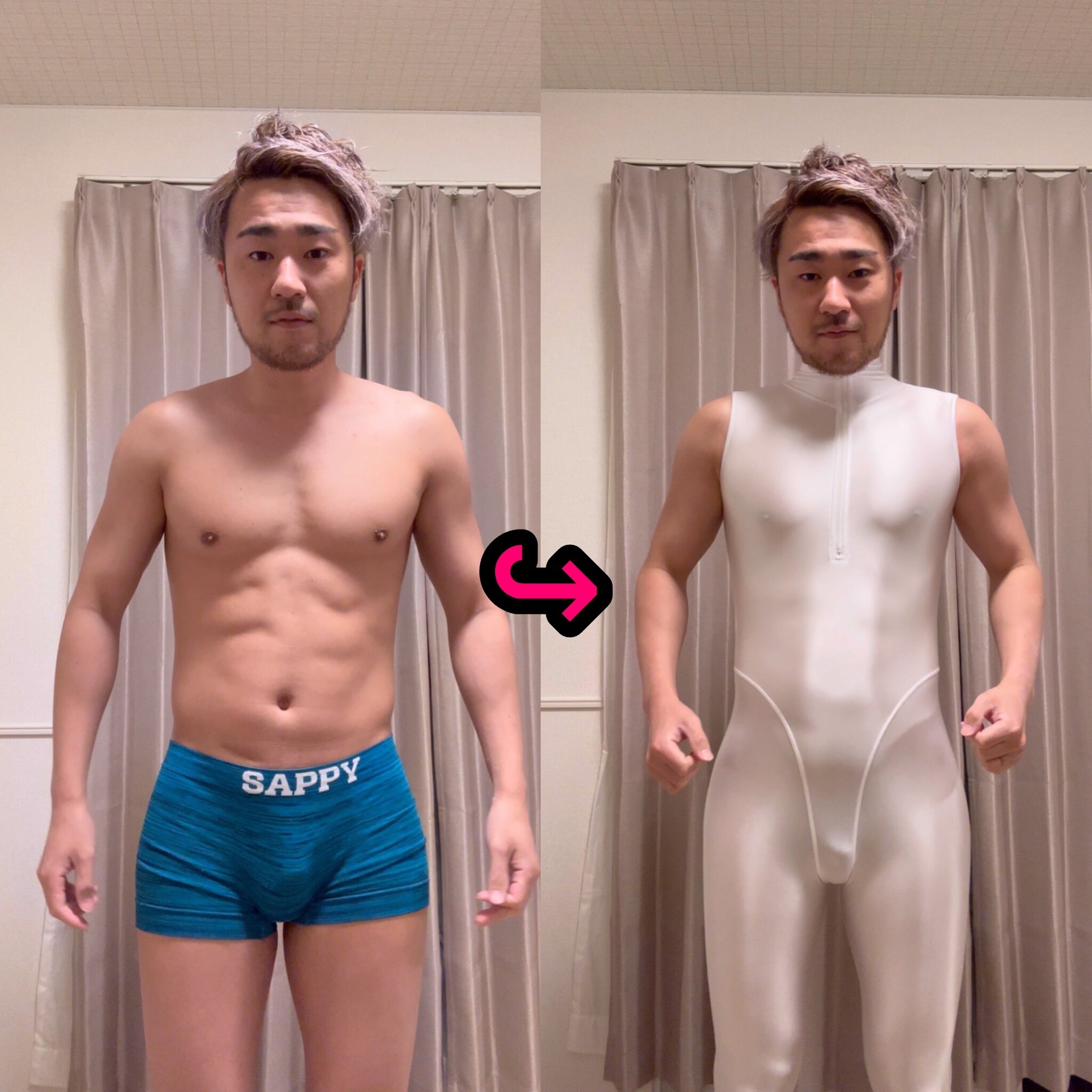 全身タイツでオナニーしてみた❣️Part3 sample 1