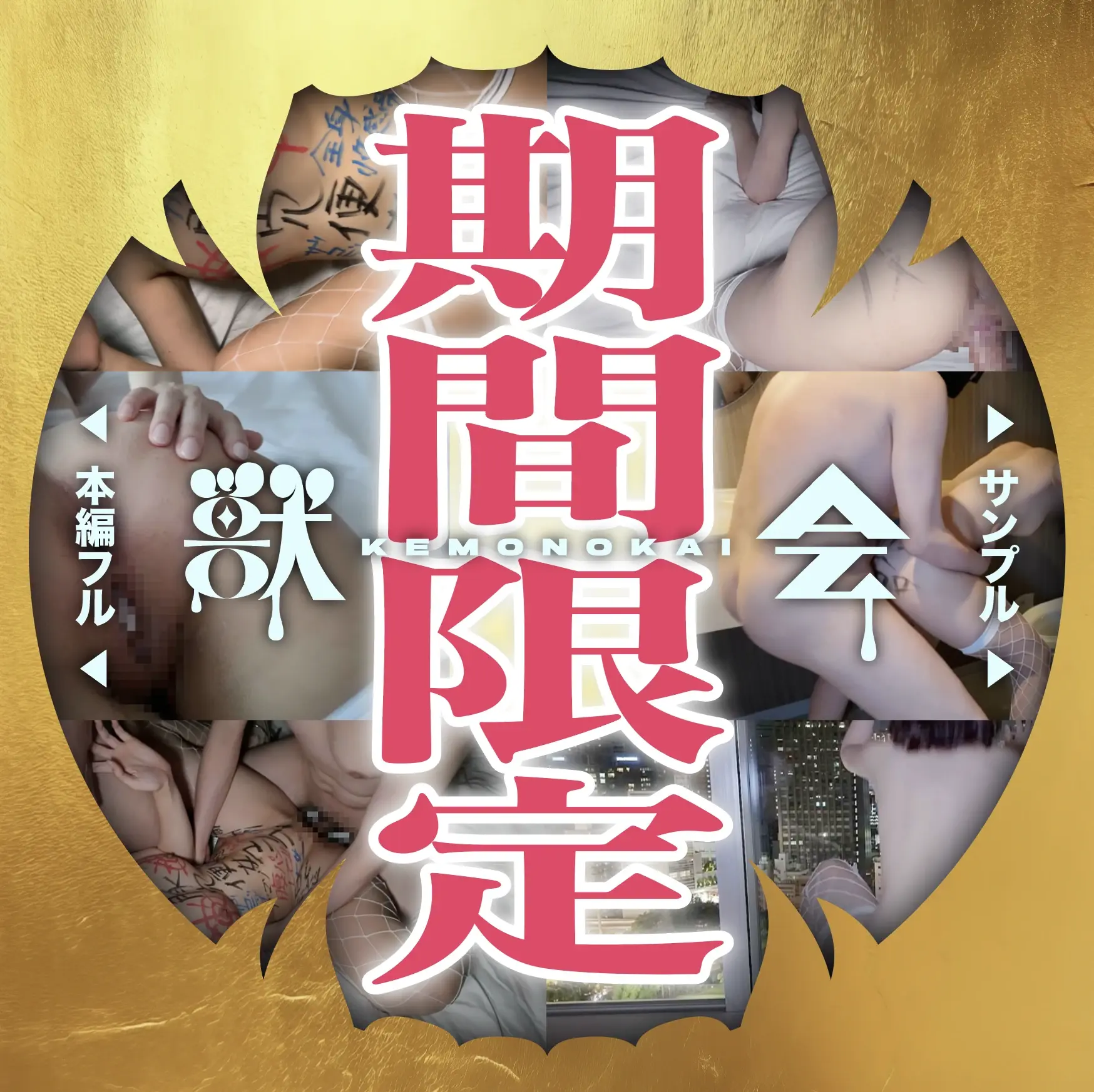【獣会】素人『肉便器』ガチ堕ちch「←本編 サンプル→」の投稿サムネイル