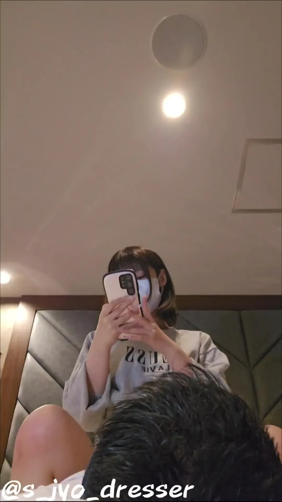 S女性のドレッサー【M男向け動画】「めい様の唾液顔踏み❣️ ～～～～～～～～～～～～ 3アングル分の動画です 15分18秒」の投稿サムネイル