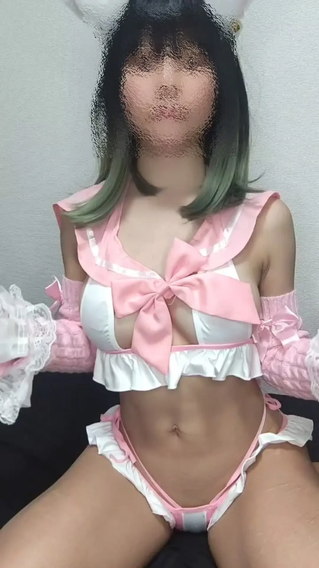 朝日屋あさひ☀️🌱「ピンクセーラーニップレスはがし動画🎀💕💓💗」の投稿サムネイル