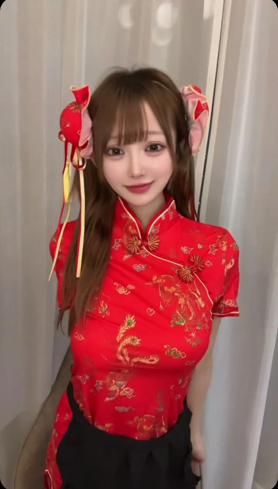 いぶ「🇨🇳チャイナドレス🇨🇳 あんかけチャーハンが一番すき💕 かけてくれゆ...？」の投稿サムネイル