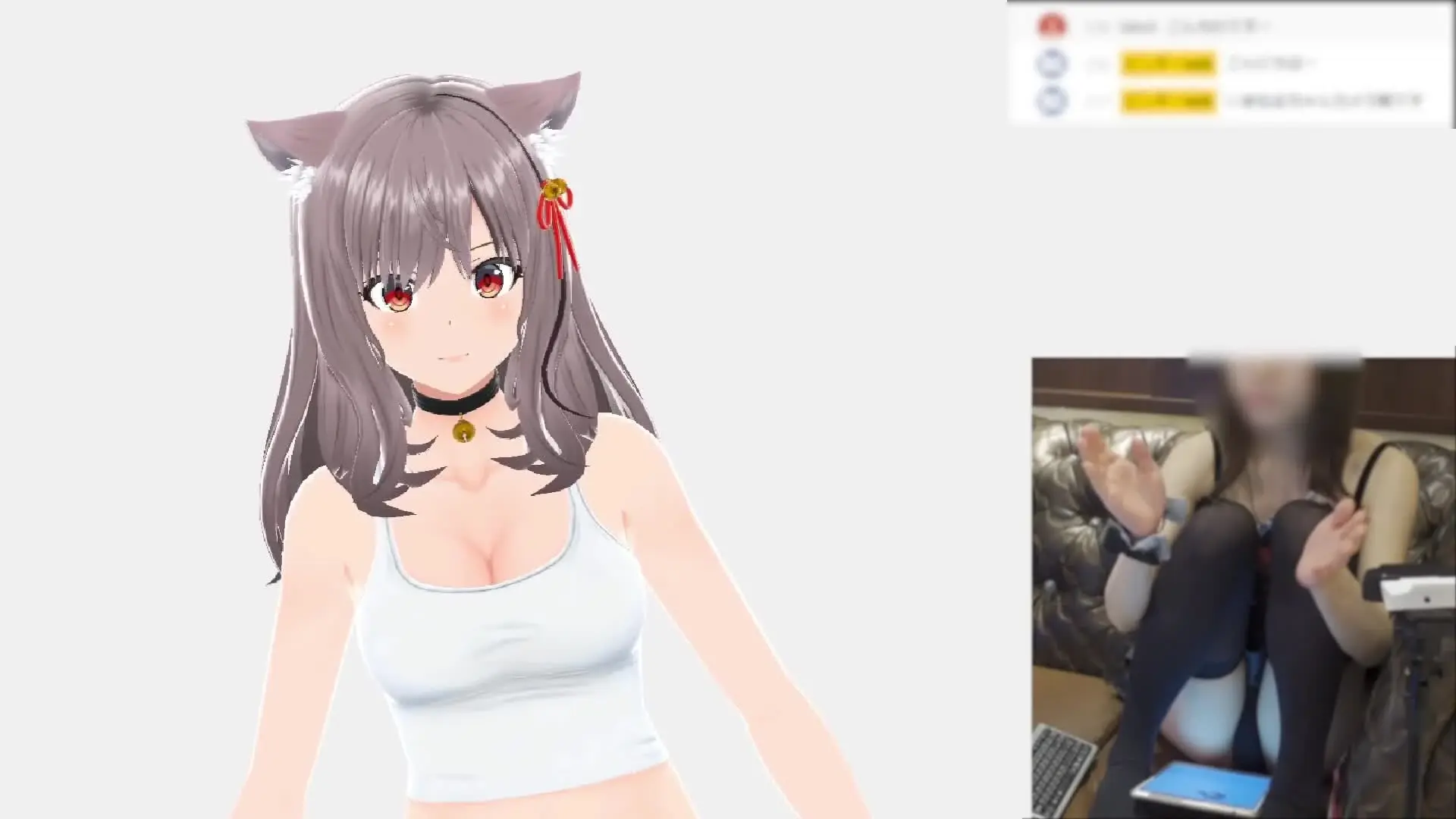 ピンキーweb/コスプレ/個人撮影/ハメ撮り「Vtuberの桃山ねるさんの初配信の様子と配信側のスケベアーカイブです」の投稿サムネイル