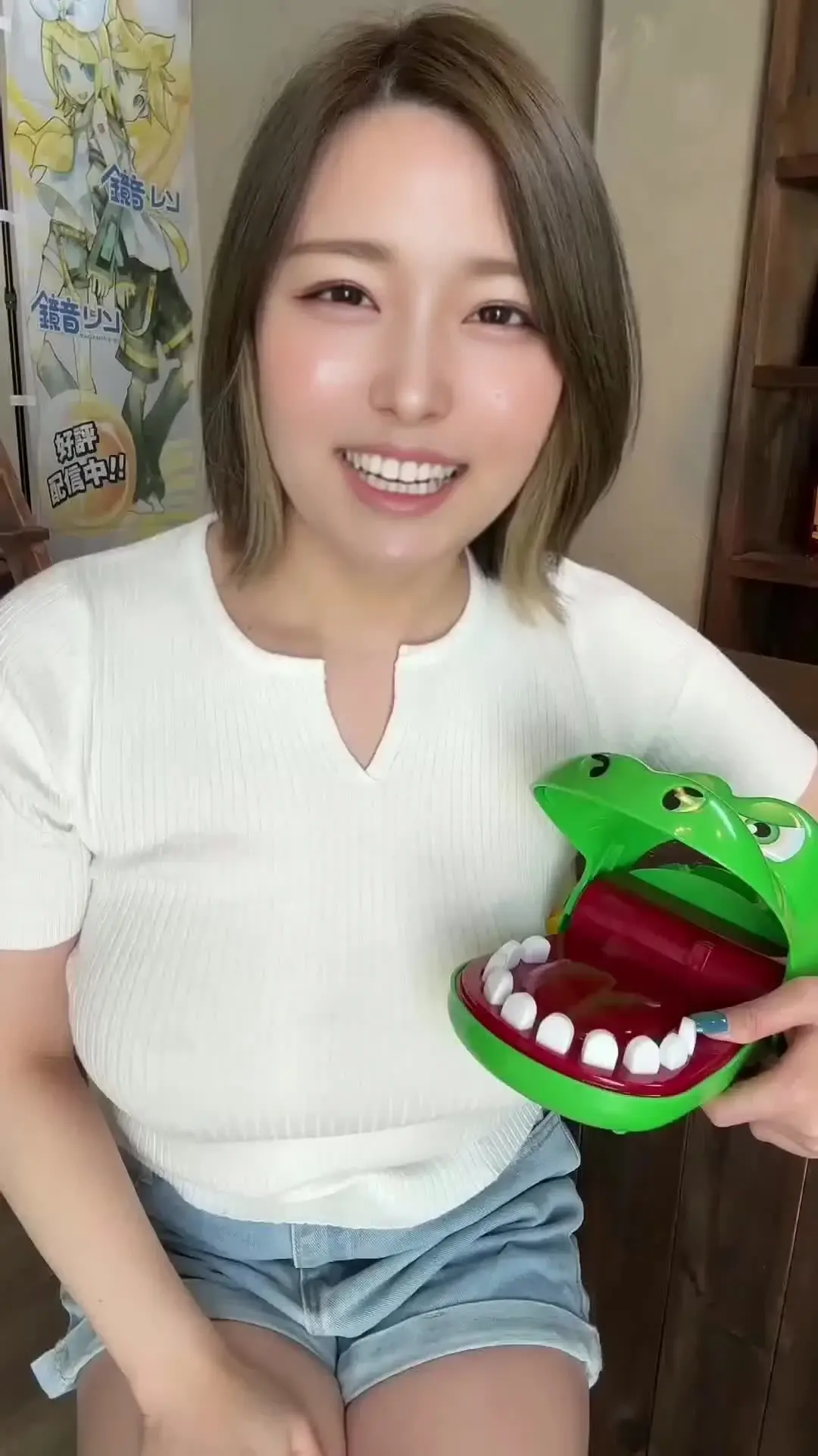 みさき🍈むにゅむにゅ天然Jカップ「6月22日にインスタ投稿したワニワニパニック動画がちょっとバズりました✌️」の投稿サムネイル