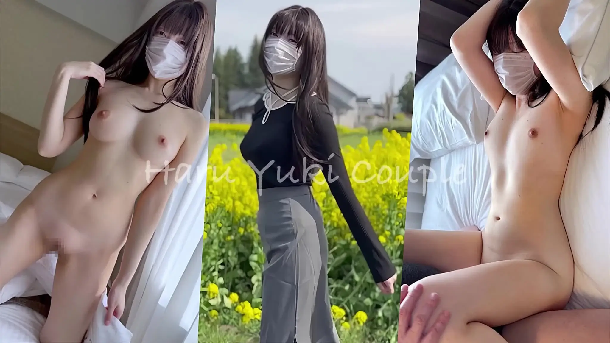 ユキ / Haru♡Yuki Couple「今回は、春らしい菜の花畑のお散歩から始まる動画です🌼🥺💓 一面に広がる黄色のお花がとっても綺麗で、 その中をゆっくり歩きながらお散歩デート…♡」の投稿サムネイル
