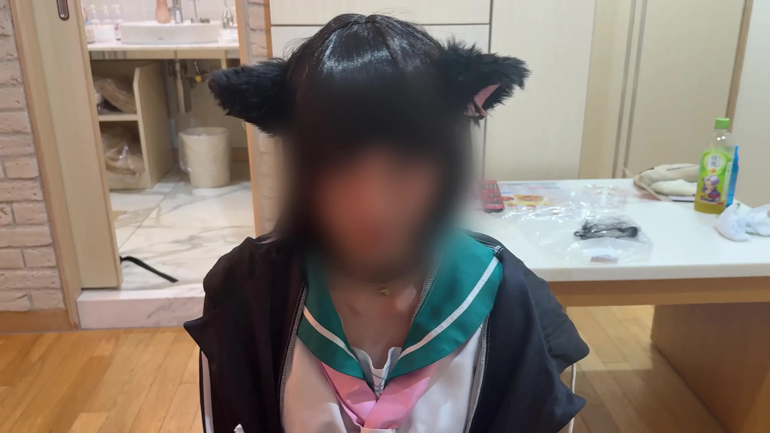ハメル「ブルアカのカズサコスで先生にご奉仕！ オナニーしながらお口で一生懸命ぐっぽぐっぽフェラご奉仕からの、後頭部押さえつけイラマチオでよだれだらだら過酷ご奉仕💗 パン」の投稿サムネイル