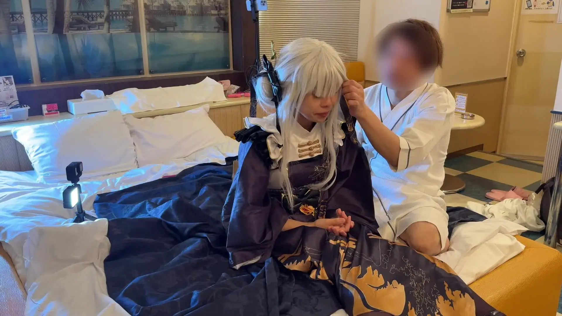 【生ハメ＆中出し】レイヤー孕ませチャンネル「【ニ◯：ブ◯ンホワイトラビットコスプレ】私専用の肉〇器・精液〇器に堕とすまで」の投稿サムネイル