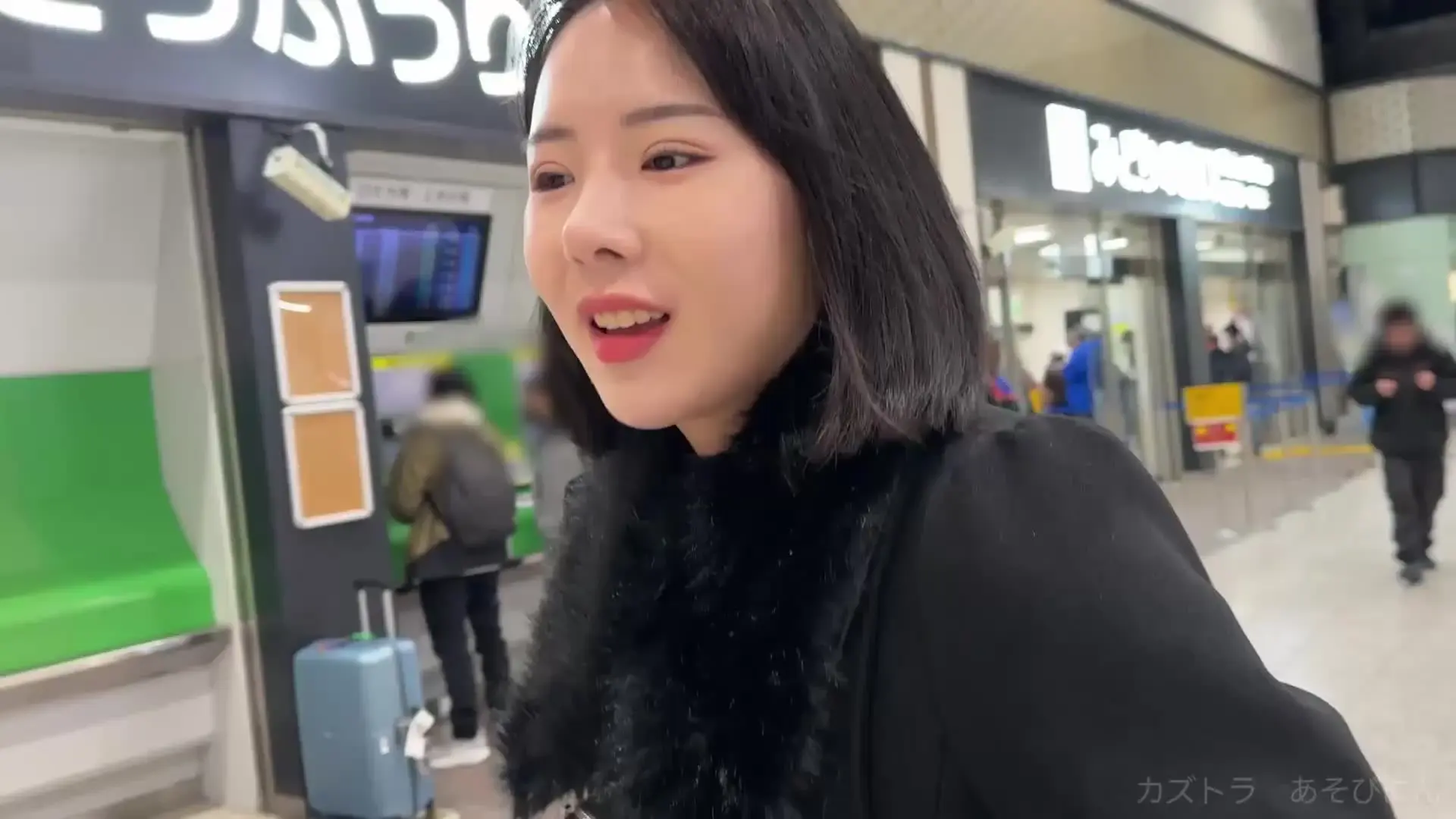 カズトラ🐯あそびにん「身長172cmの高身長Fカップ美女（20代）と再会して、約束通り温泉旅行へ！ 1回目の泥酔密会で「次は温泉で…」って言ってた彼女、今回は本当に来てくれて、心臓バ」の投稿サムネイル