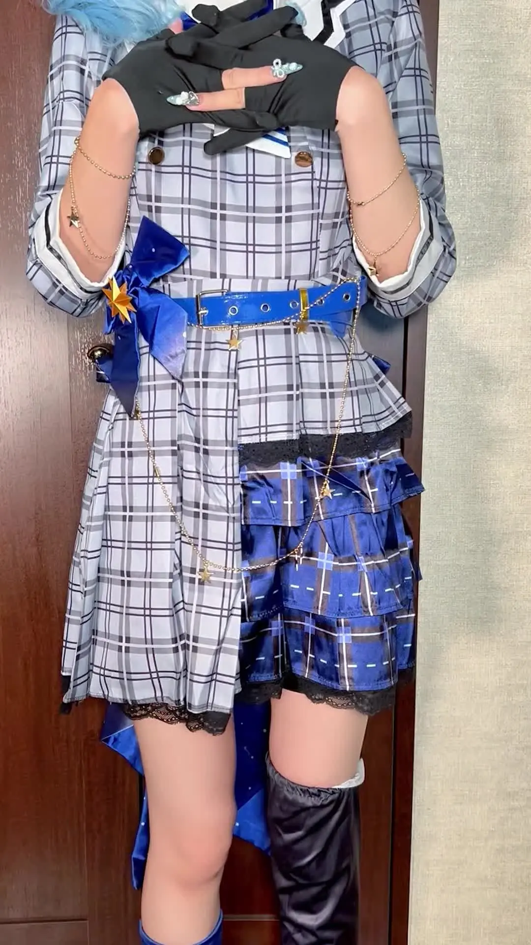【今夜はステラを独り占め♡】きらきら青髪アイドルコス 💙君だけのアイドルになってあげる💙 気持ちよくなる姿を特等席で見てて💙【星凪ステラ】