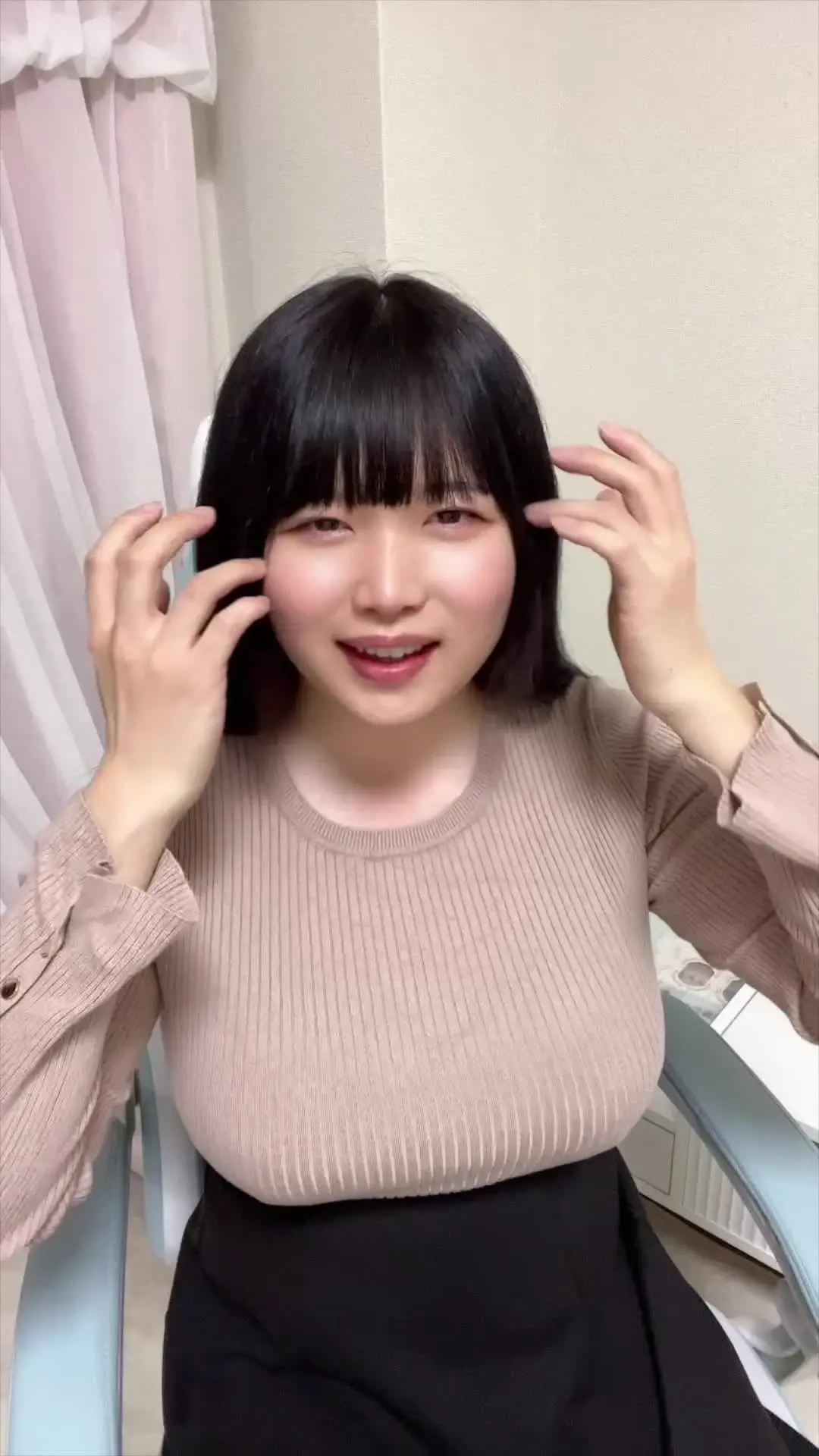 ニットでJカップ爆乳撮影してみた♡〜超ぷれみあむ〜 (2/2)