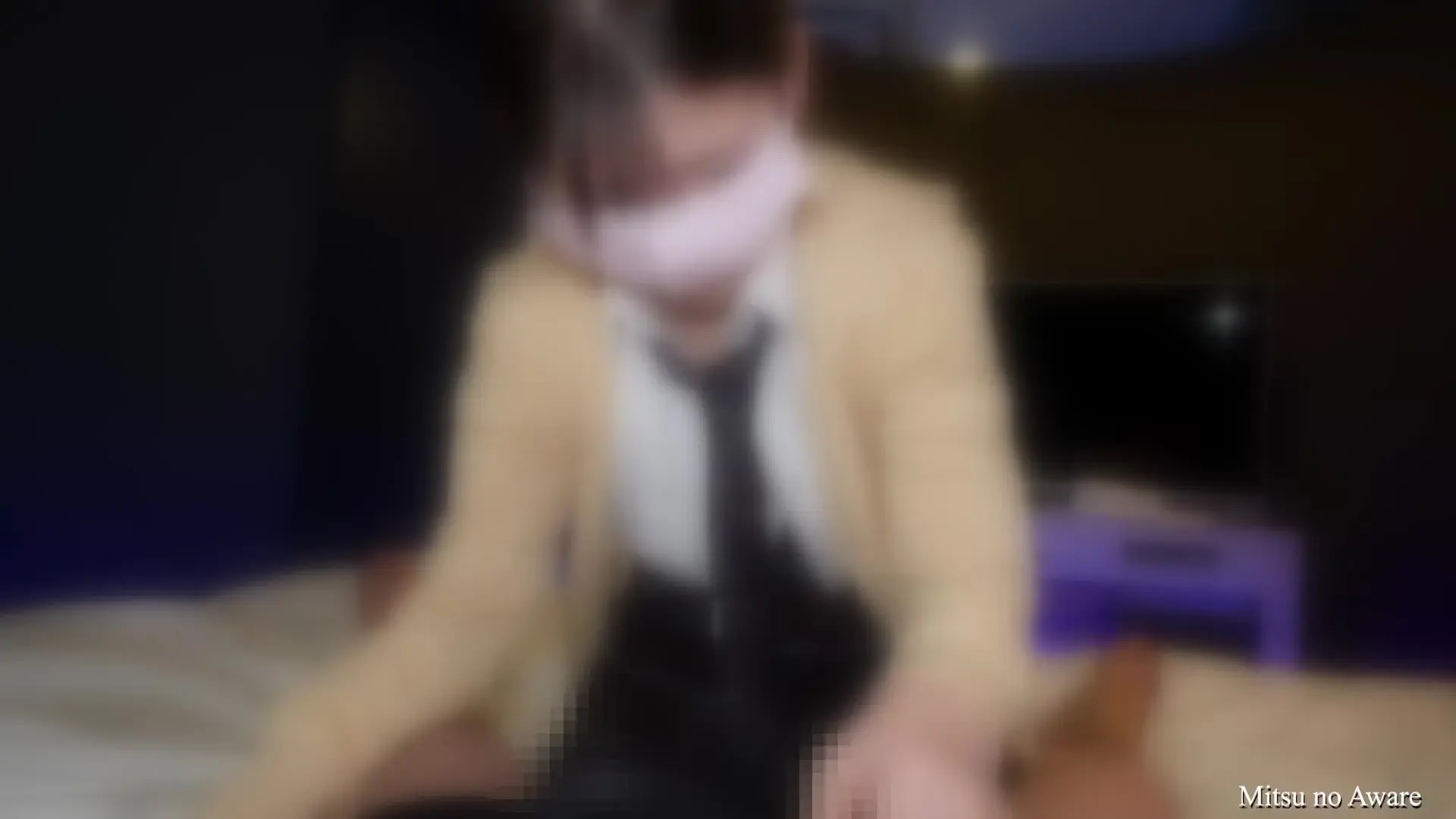 蜜のあわれ＠ガチ素人の生ハメ中出し動画見放題「【無料動画】Hカップ激やわ爆乳女子大生ゆみちゃんに赤チェ制服を着せてパンツを脱がせてもらってチ●ポをしゃぶってもらうフェラ動画」の投稿サムネイル