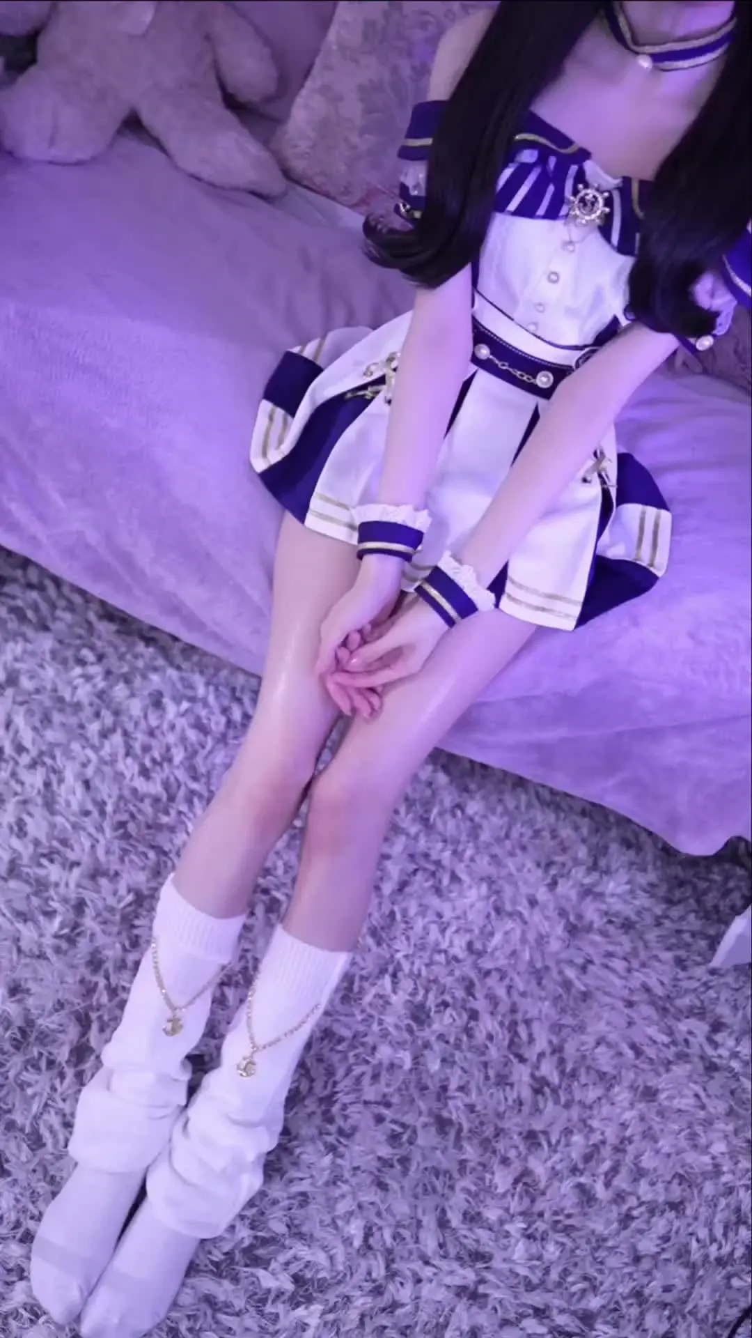 ししゅうちゃん「マリンちあコスこす一緒にきもちよくなろうね💙💛 フェザータッチおててでさわさわ💕 にぎにぎつよいのもほしくなっちゃうね☺️💕」の投稿サムネイル