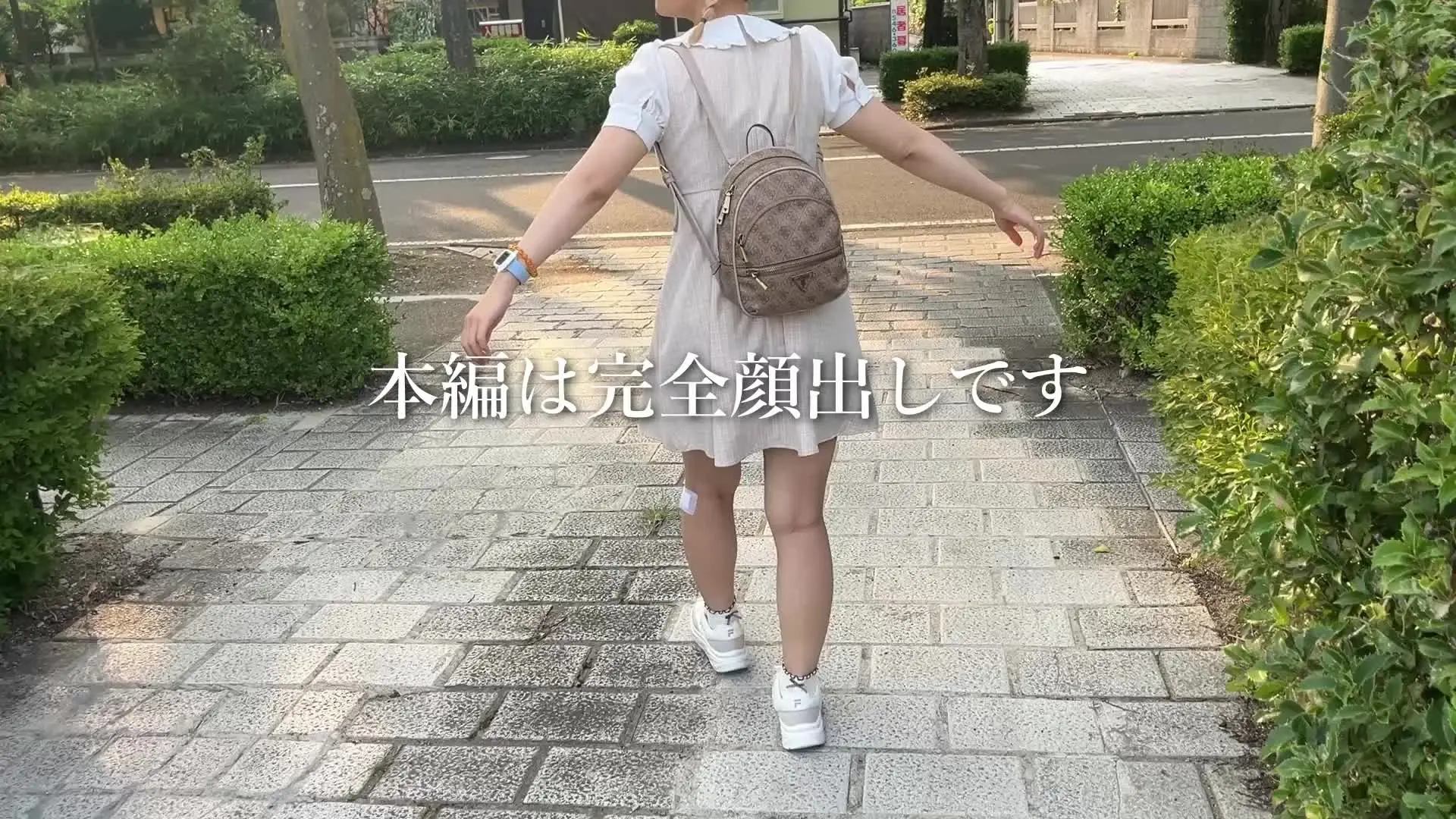 顔出し温泉カップル@any＆fuu「顔出しの本編はこちら♥️ カフェデートと全裸露天♡ 浴衣下のエッチな下着バレ この前、彼と温泉デートに行ってきました。茶色のかわいいブラウスとワンピでおしゃれな」の投稿サムネイル