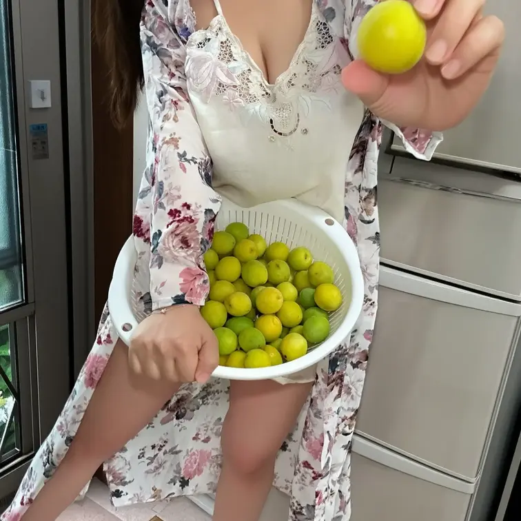 大人の梅ジュースを作りました❤️笑