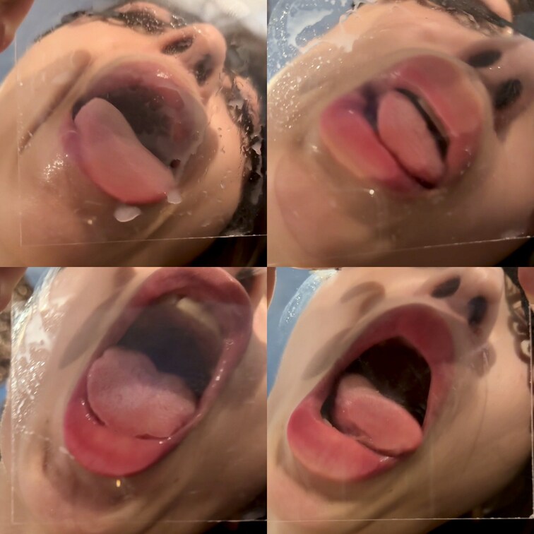 変態熟女の口臭が届きそうなくらい大量のよだれディープキス💋