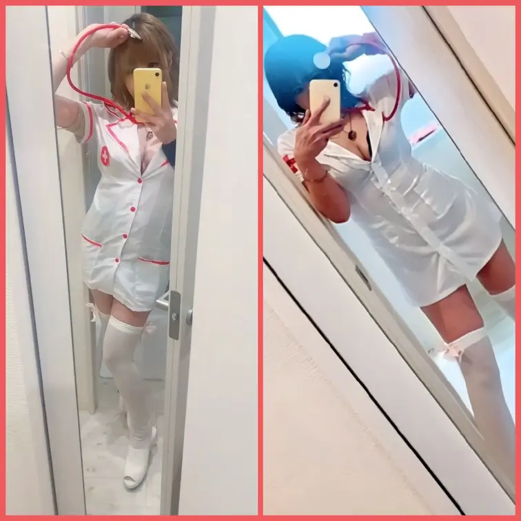 (❤️れみこのコスプレコレクション❤️)
①ナースたん２種類
②メイドたん
③チャイナさん２種類
④かわよ下着・