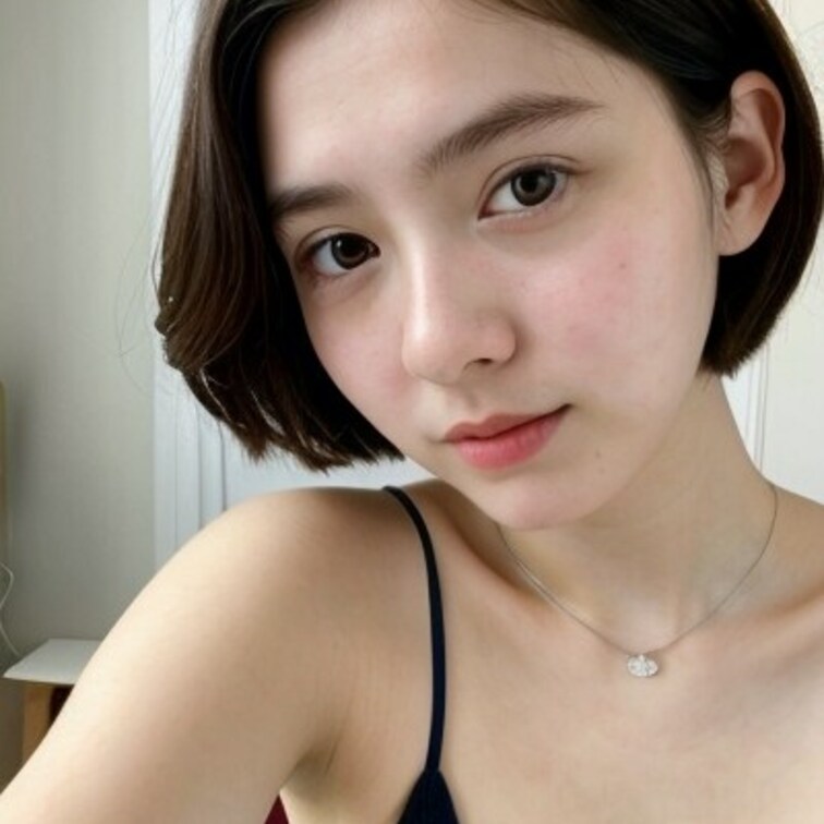 生成○○○で作成した素人美女の写真を投稿します。