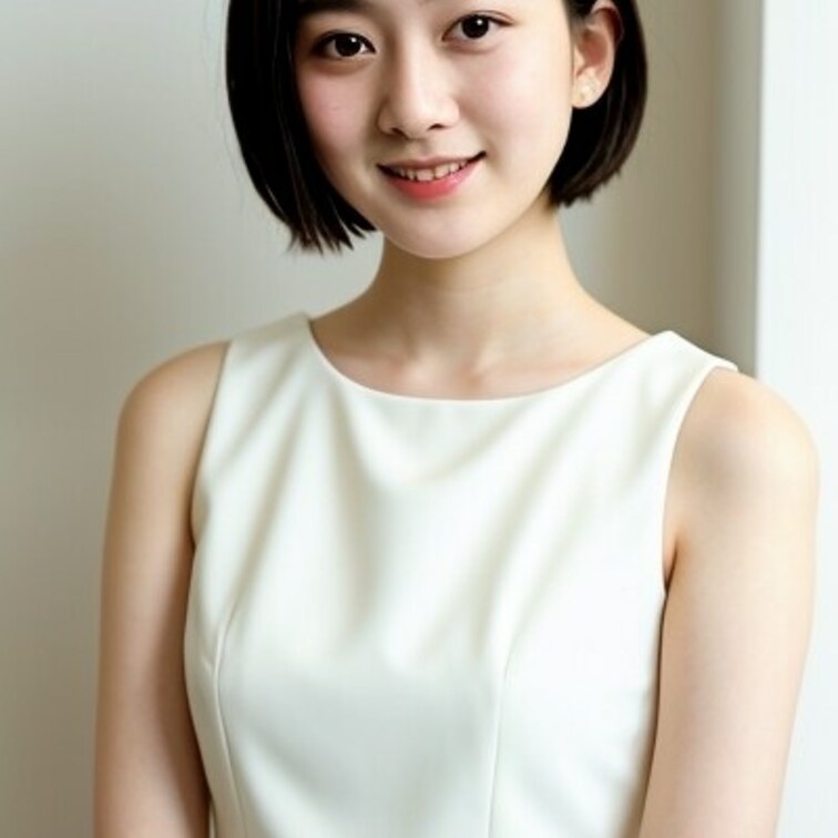 生成○○○で作成した素人美女の写真を投稿します。