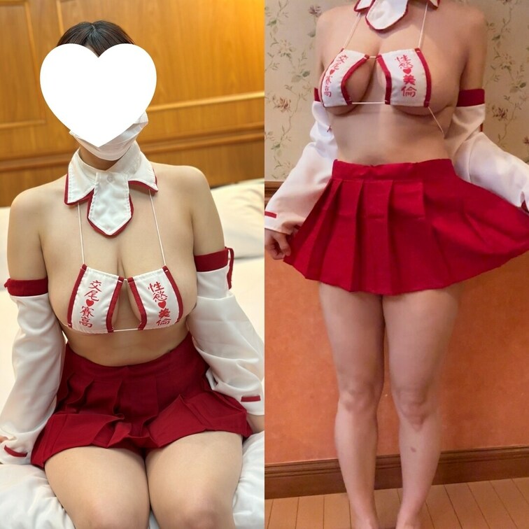 眼帯ビキニ巫女💗
