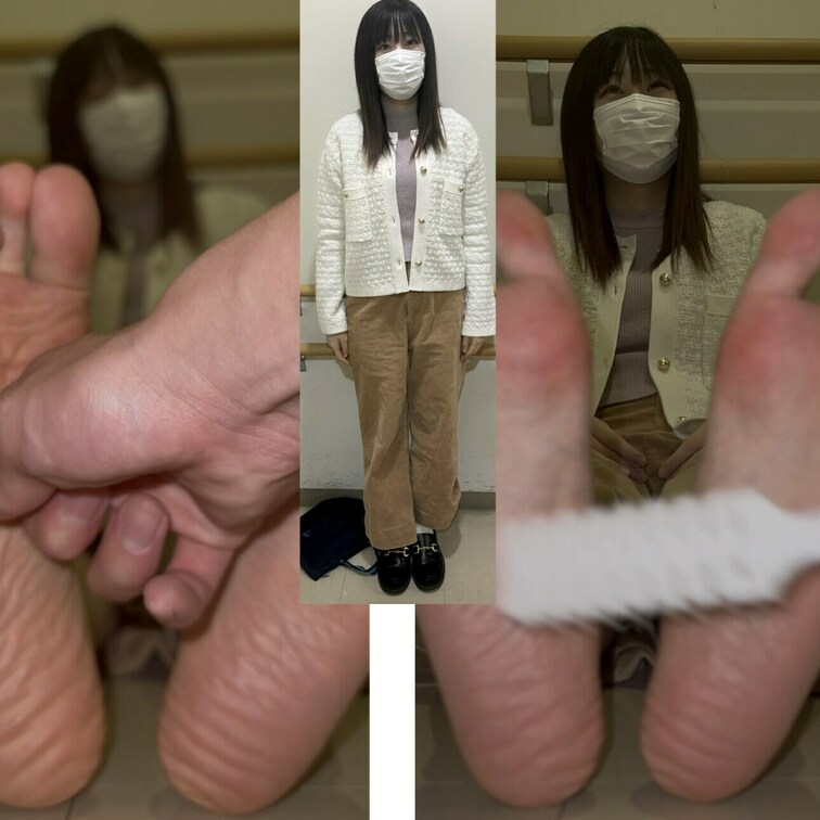 清楚系美女25cm足裏くすぐり足ツボ両足比べグーパー！5分14秒


脱ぐシーン29秒、グーパー19秒、足比べ33