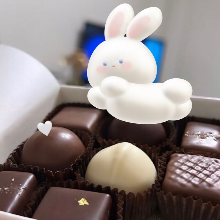 バイト先で本社の人からすてきなチョコをもらったのでうれしさをおすそわけします🍫