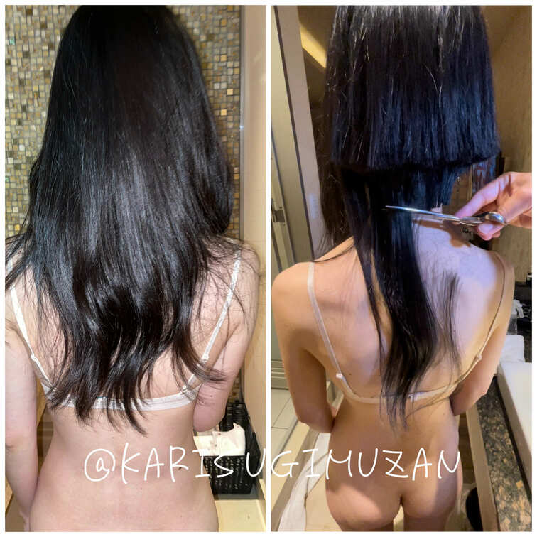 其の七　上巻　再生時間：約50分
綺麗なロングヘアーから襟足刈り上げのショートカット

