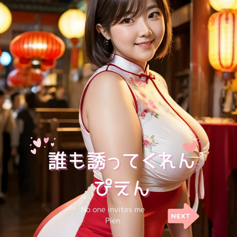 横から見てもいいおんな～♪こまっちゃ～う～♪（She's a nice girl even if you look at