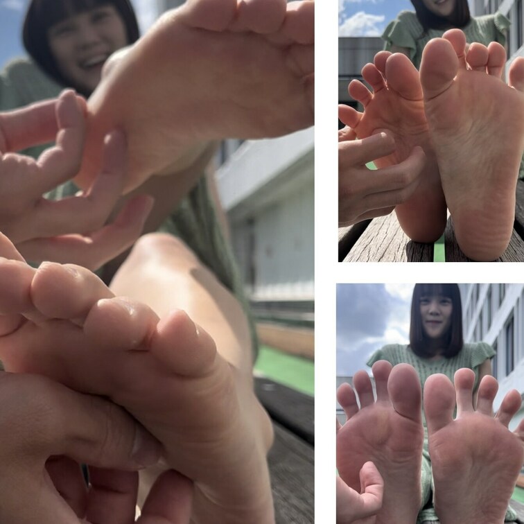 清楚系美女ギリシャ型25.5cm超絶激弱足裏くすぐり！5分

身長156センチで25.5もある指長の足裏で、
くす