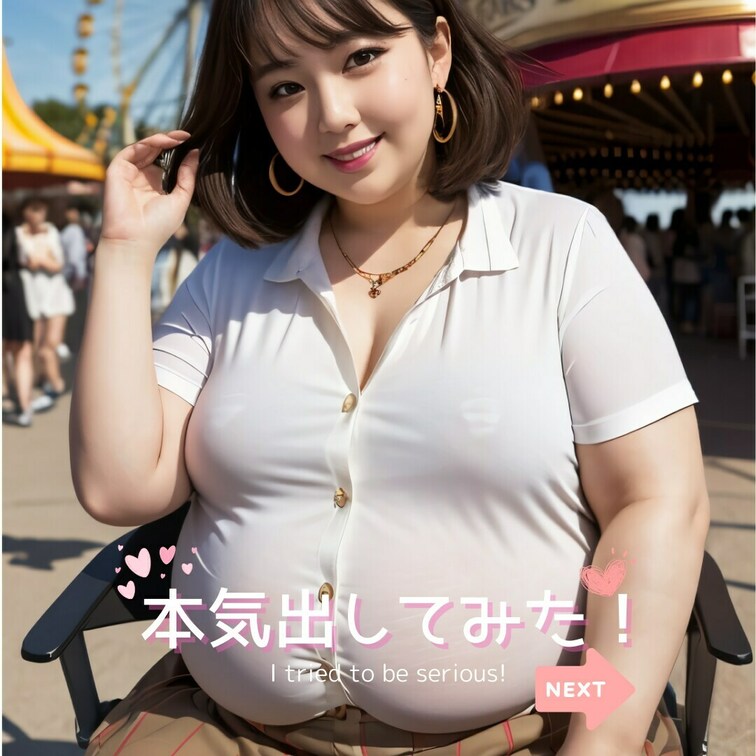 昔はかなり太った私だった...でも今はモテるよ(I used to be quite fat...but now I'm