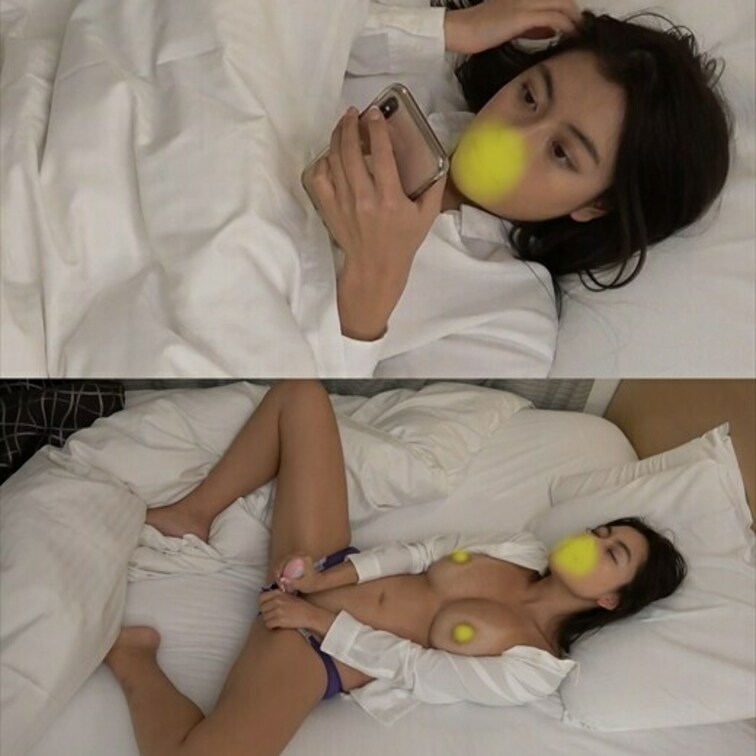 お顔の整った美人でスタイル抜群のお○○○さんが、スマホを見ながら布団の中でなにやらもぞもぞしております。
素晴らしい美