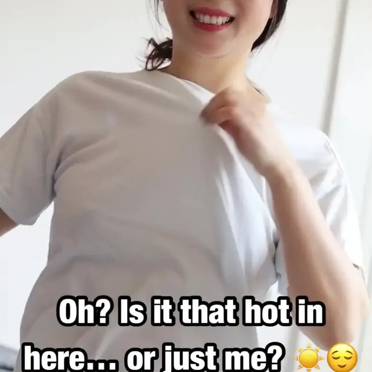 見逃した場所があるみたいな目ですね…代わりに涼しくしてくれますか？☀️😉