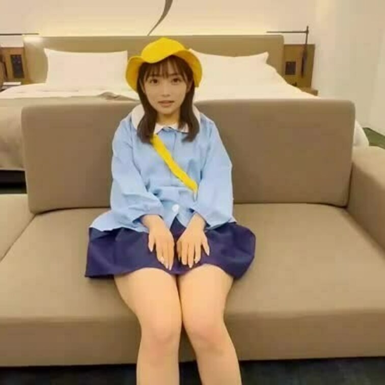 男性にコスプレ園児が陰部を舐められる💝