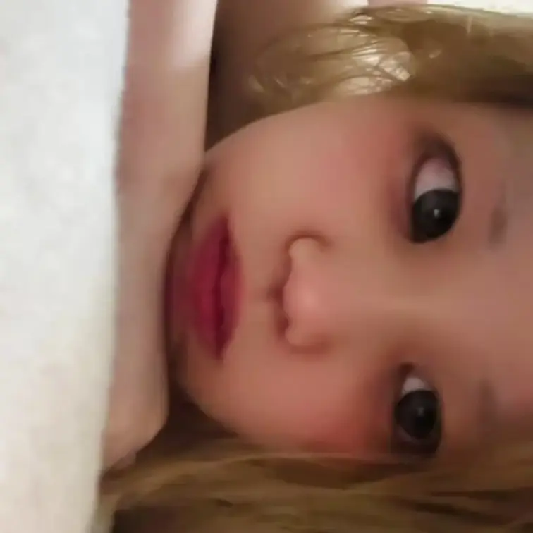 お風呂上がりのすっぴんだよ！
明日も投稿するから待っててね💕︎
