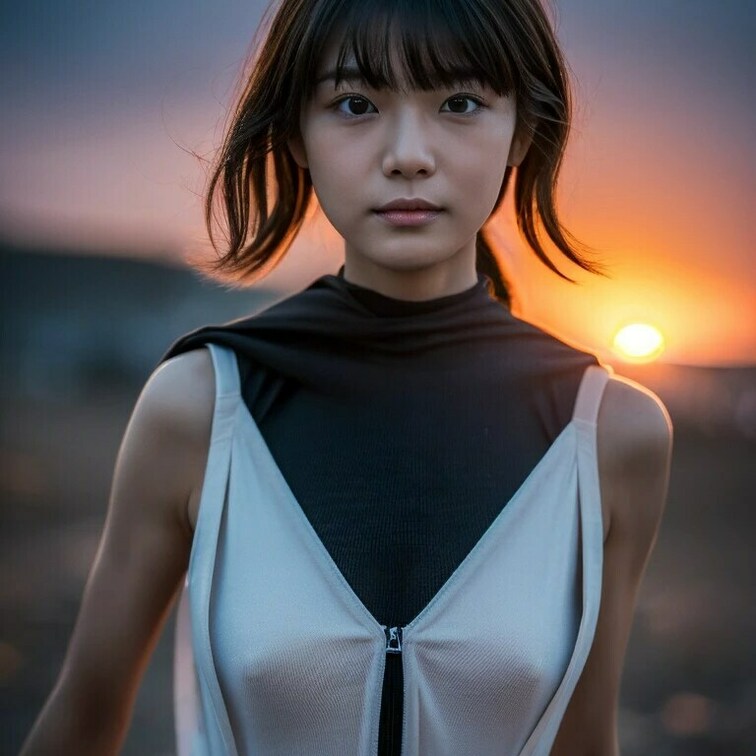 スレンダー美女