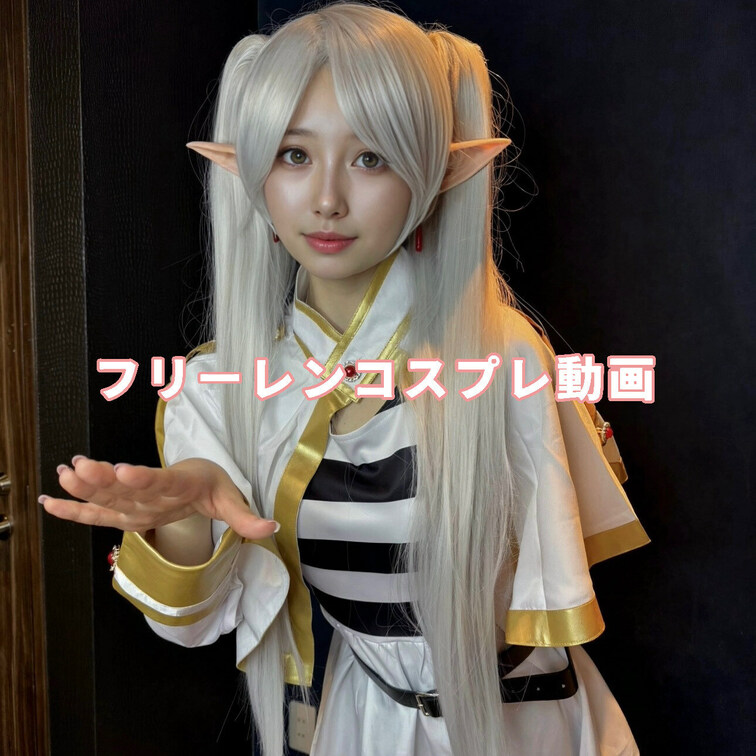 私の大好きなアニメのキャラクターに一瞬で変身してみた💕