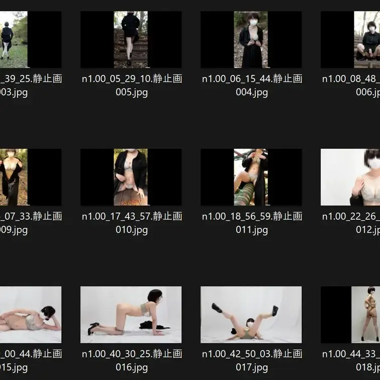 普通のモデル撮影だと思ってたら段々と脱がされて最後には裸にされてしまう。

54分06秒