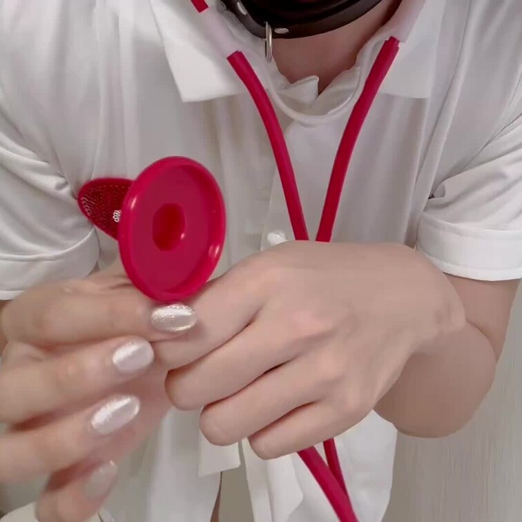 ナースのコスプレで診察ごっこしてみたnono☺️