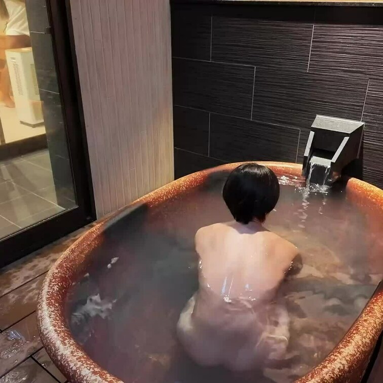 草津温泉で泳いだ🫶