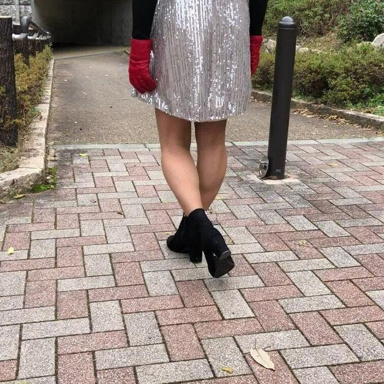 クリスマスコーデ🎄お尻散歩🍑