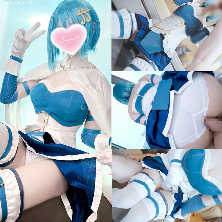 💙【個撮オフパコ】スタイル抜群素人レイヤーさんと生〇メ個撮 喉奥ディープ生フェラ デカ尻寸止め騎乗位で生中射精(サンプル