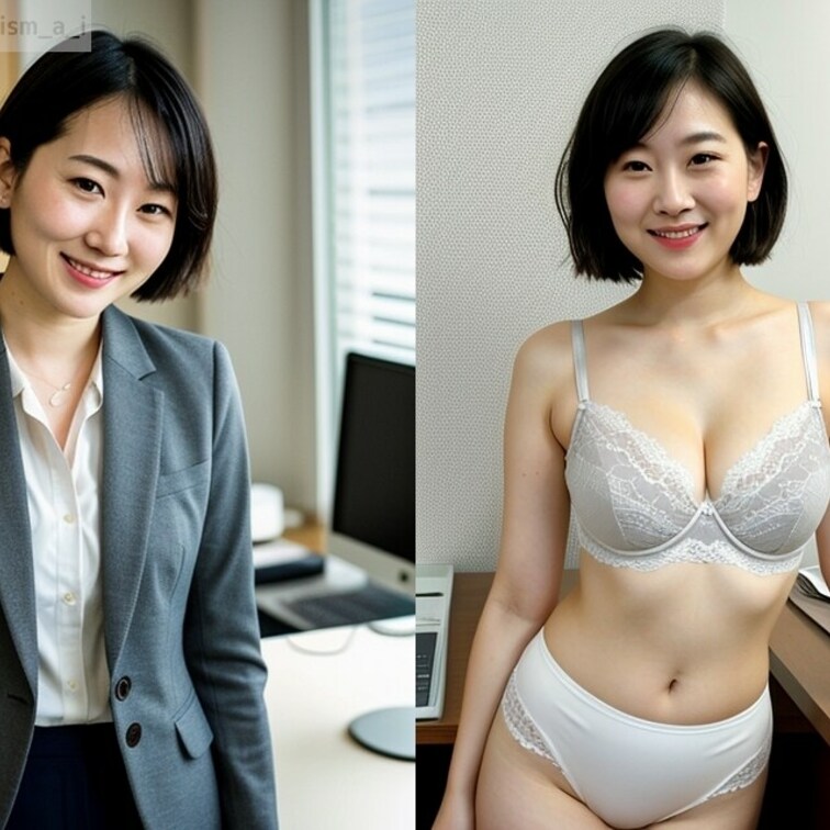 生成○○○で作成した素人美女の写真を投稿します。