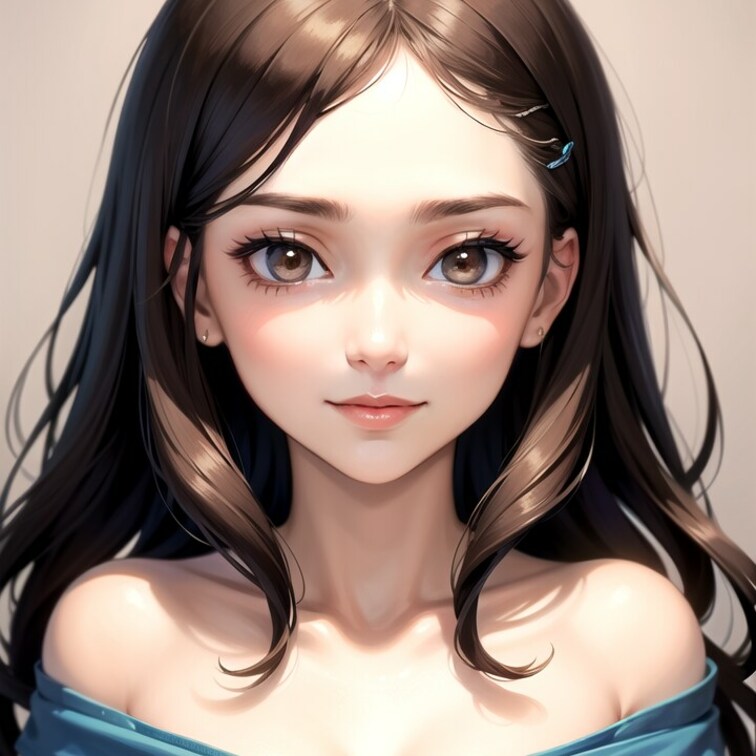 2次元・2.5次元の無料プランのサンプル画像その1です。
健全な絵、ちょっぴりエッチな絵を無料プランで提供していますの