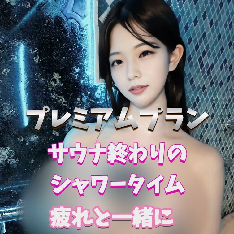 サウナ終わりのシャワーすごく気持ちいい