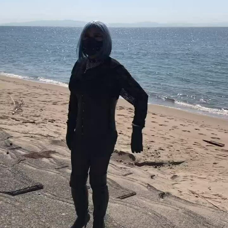 遠征調整海沿い散歩