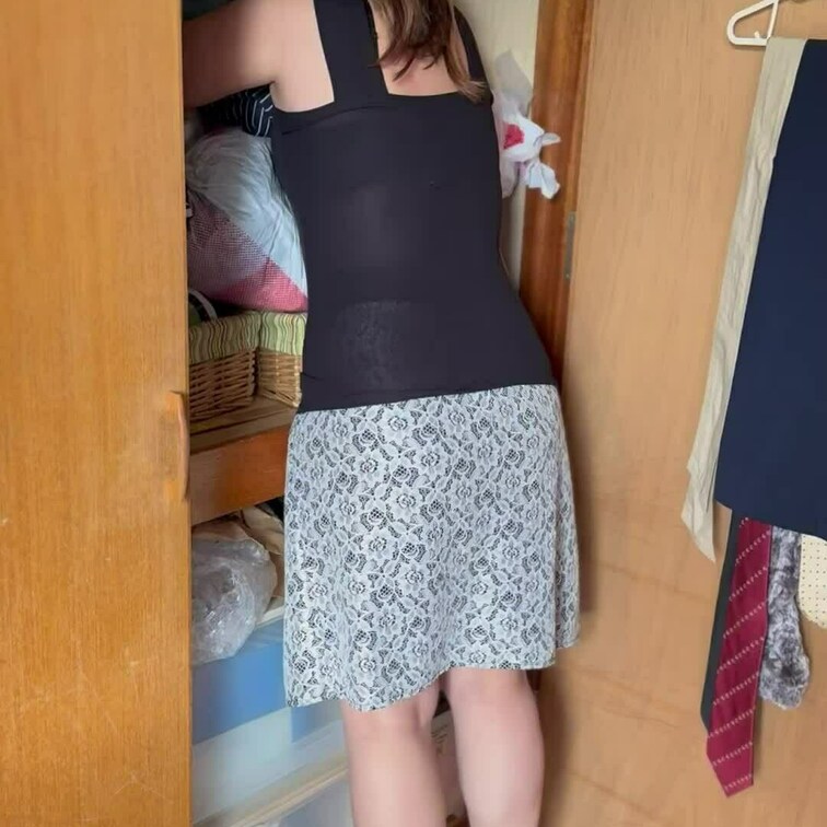 朝のモゾモゾしてる妻