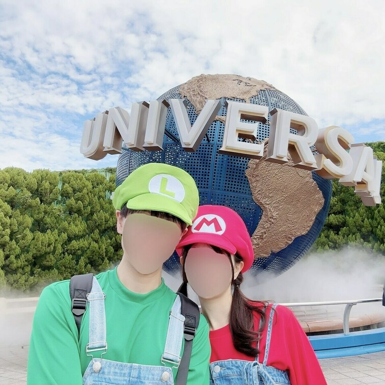 【vlog】ハロウィンvlog🎃｜ 大阪テーマパーク編🎡｜全編、まりあ編集🥺💖｜2人で仮装して大阪の某テーマパークでハロ
