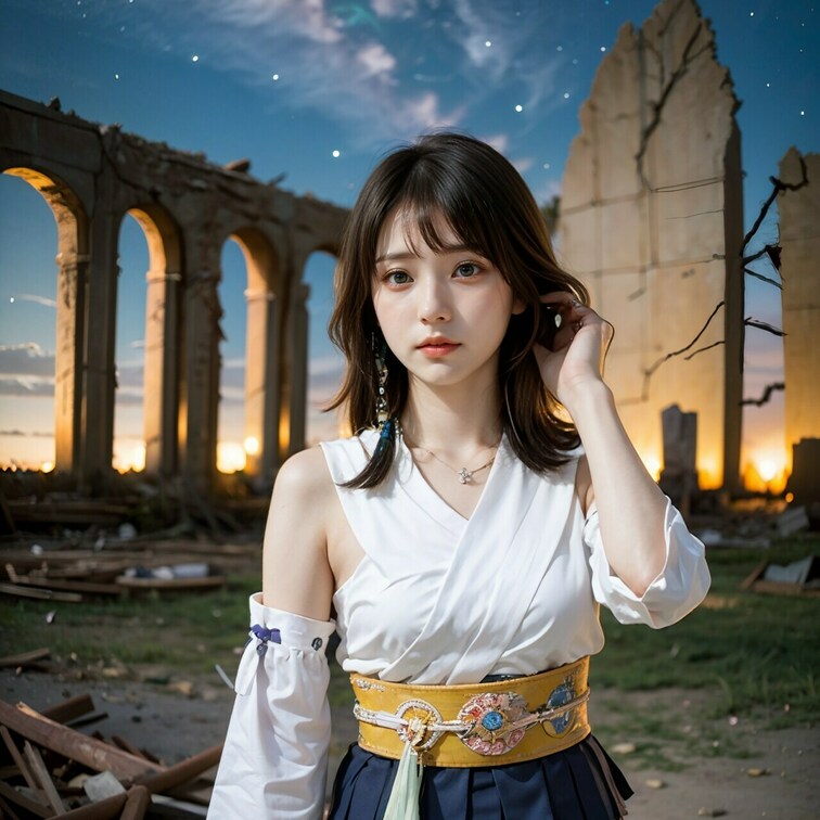 FFX ユ◯ナ
※すべての登場人物は○○○生成した架空の人物で20歳以上です
※その他の風景、ロゴ、生き物