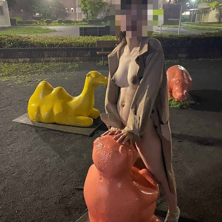 少し前の露出散歩の時の様子です。